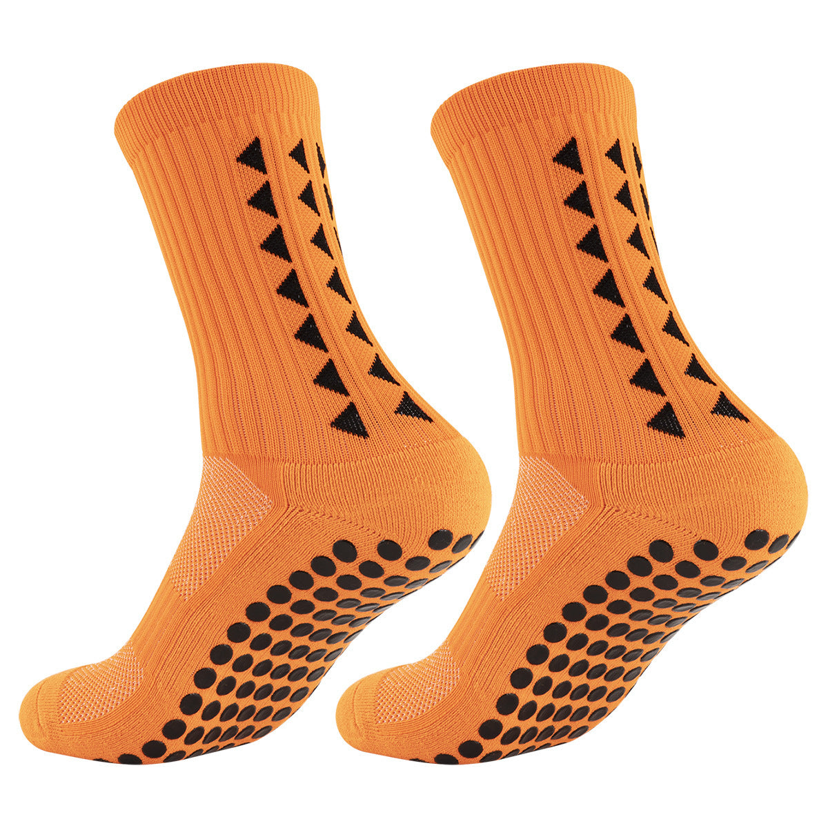 Mid-Calf Sports Socks - Orange Red