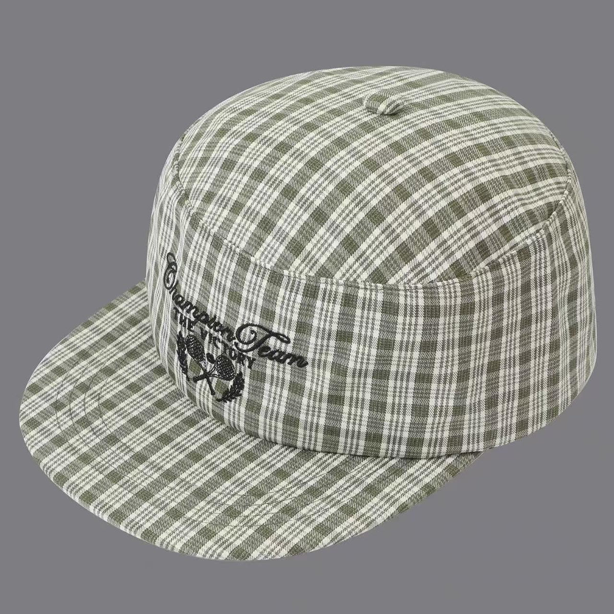 Tennis Racket Print Baseball Cap - Green
