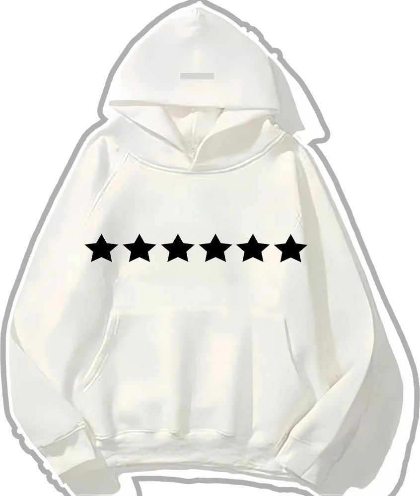 Men's Letter-Print Warm-Up Hoodie - 1 Color