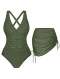 Mesh Cutout One-Piece Swimsuit