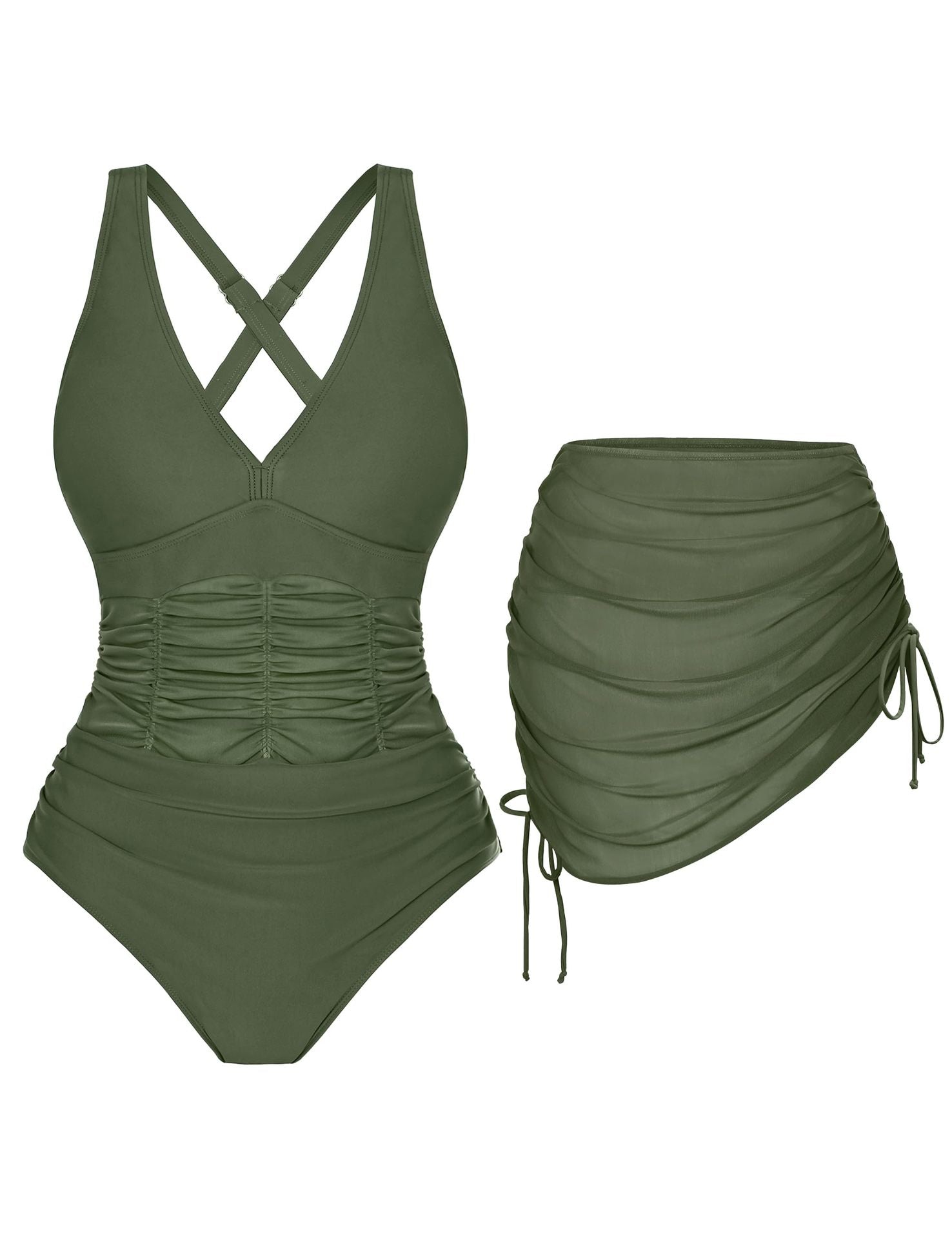 Mesh Cutout One-Piece Swimsuit