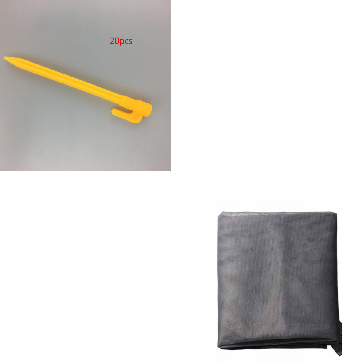 Sand-Free Folding Beach Mat - Gray set