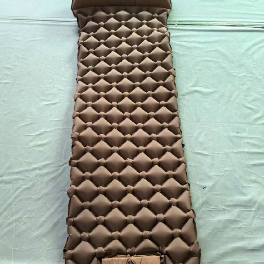 Inflatable Camping Sleeping Pad - Camel
