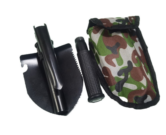 Outdoor Stainless Steel Folding Shovel - Style 1