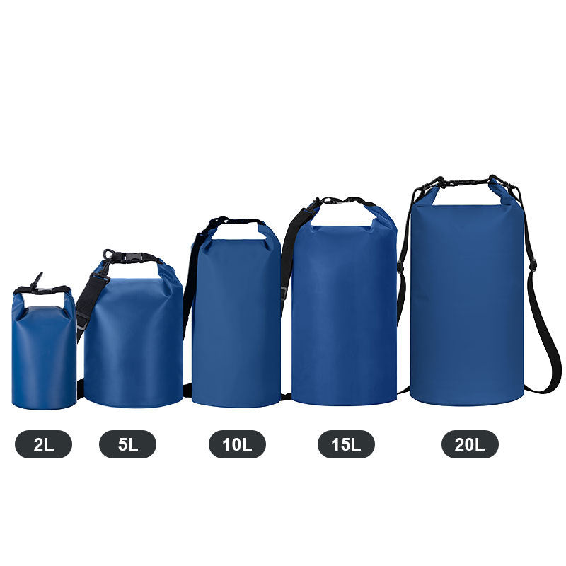 Outdoor Sports Swimming Beach Dry-wet Separation Dry Bag - Sapphire Blue