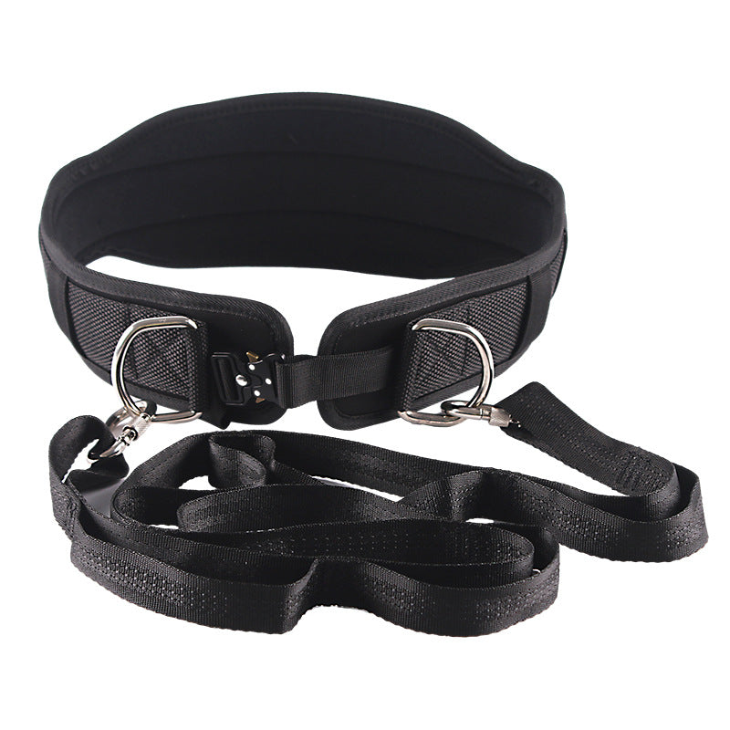 Weighted Pull-Up Trainer Belt - 0814 Black Chrysanthemum Rope