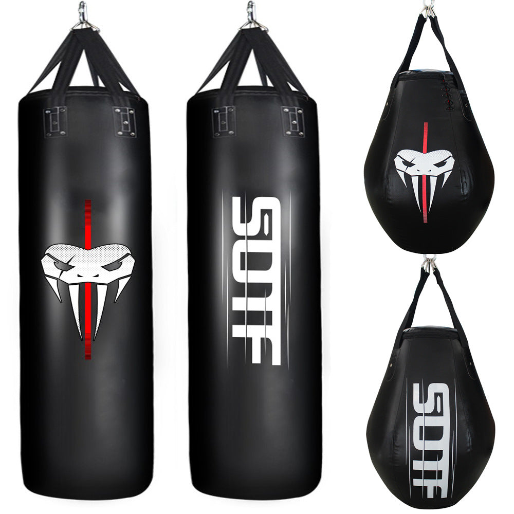 Hanging Hollow Sandbag for Boxing Training - Black