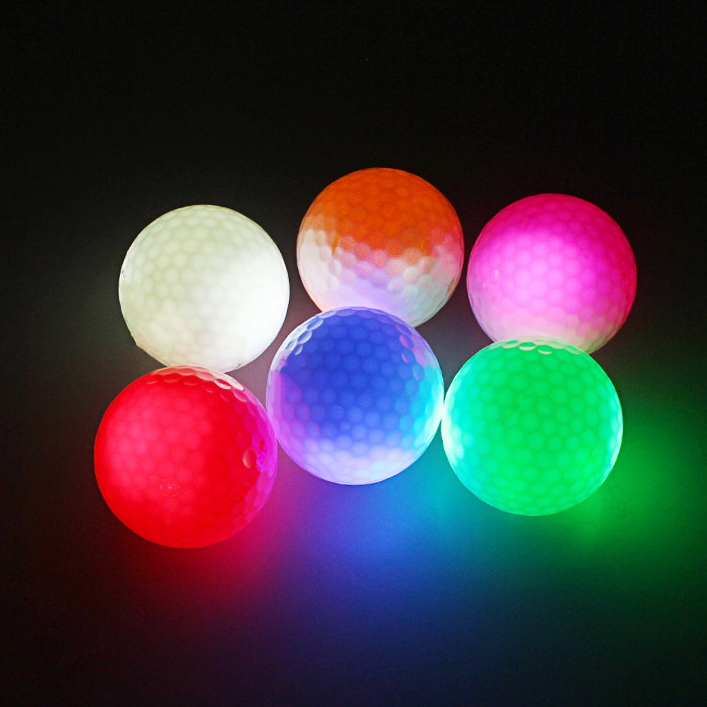 Waterproof LED Light-Up Golf Balls - 6sets