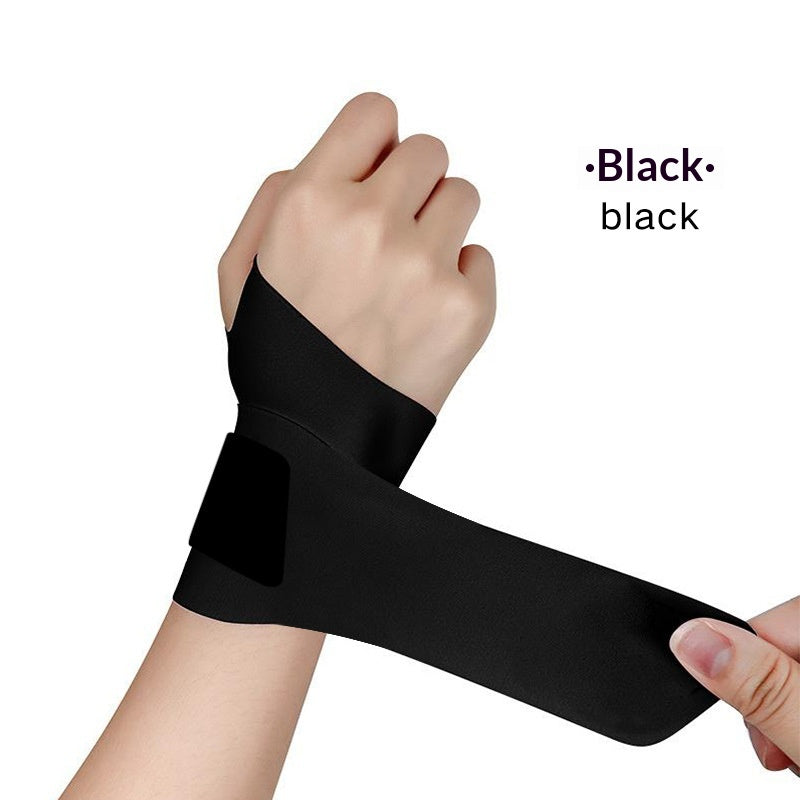 Wrap-Around Sports Wristband - Black
