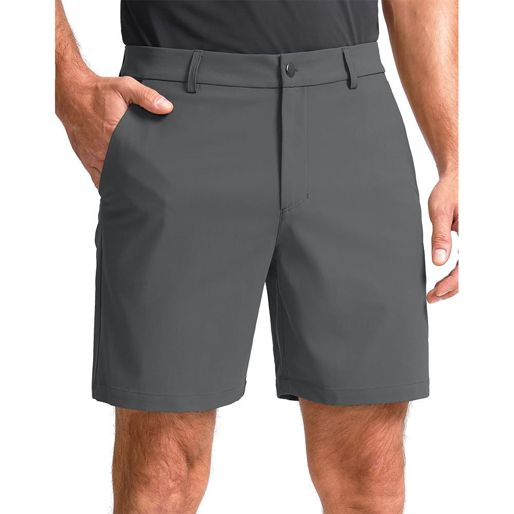 Men's Water-Resistant Golf Shorts - Dark Gray