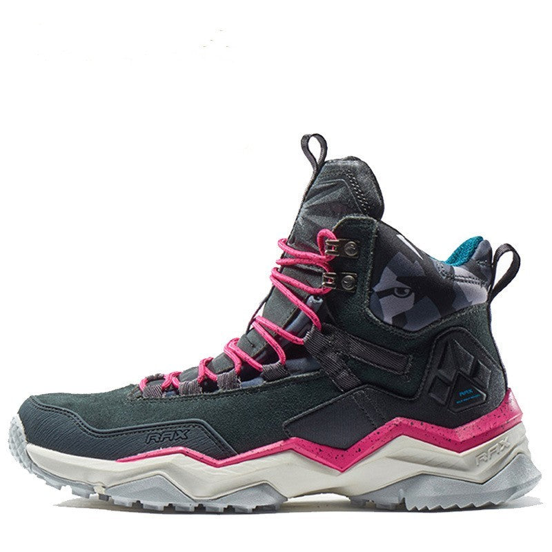 Waterproof Mountain Climbing Boots - Carbon Black