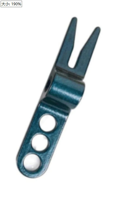 Zinc Alloy Divot Repair Tool - Green