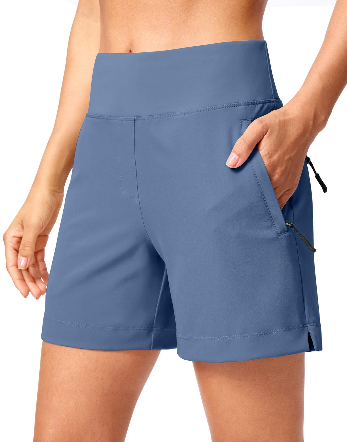 Women's Lightweight Golf Shorts - Mist blue