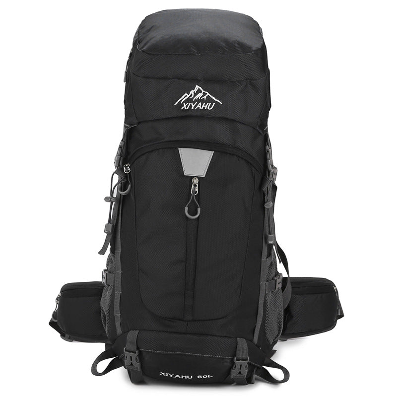 Waterproof Casual Backpack for Camping and Hiking - Black